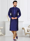 Navy Blue Rangbaaz Vol 20 Designer function wear Stylish Dupion Silk Readymade Mens Kurta Payjama Collection 2015